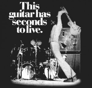 this guitar has seconds to live